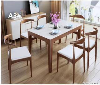 T08高级长方桌，胡桃色  1.35米带炉一桌四椅650元，现货11套。 - 甘孜28生活网 ganzi.28life.com